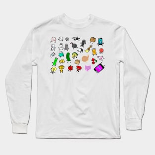 Inanimate Insanity All Characters Long Sleeve T-Shirt